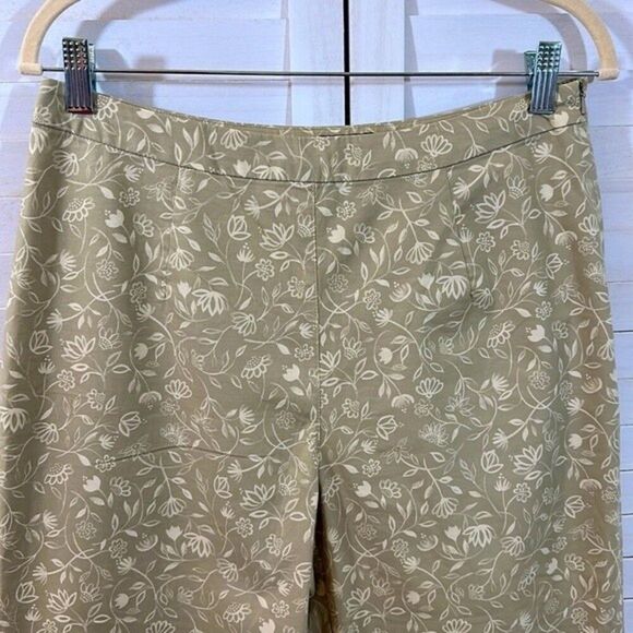 L.L. Bean Crop Pants Size 10 10R  Stretch Y2K * - Picture 3 of 10